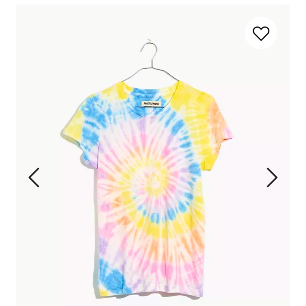 NWT Rivet & Thread Tie-Dye Vintage Shrunken Tee